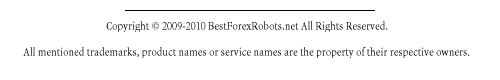 footer for best forex robots page